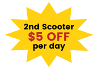 5$ Off 2nd Scooter Per Day 5$ Off 2nd Scooter Per Day