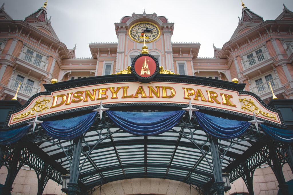 photo of the entrance of disneyland