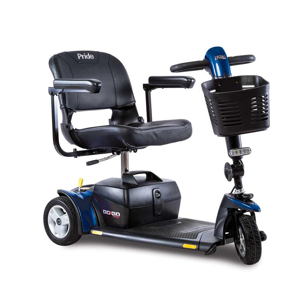 Pride travel scooter blue