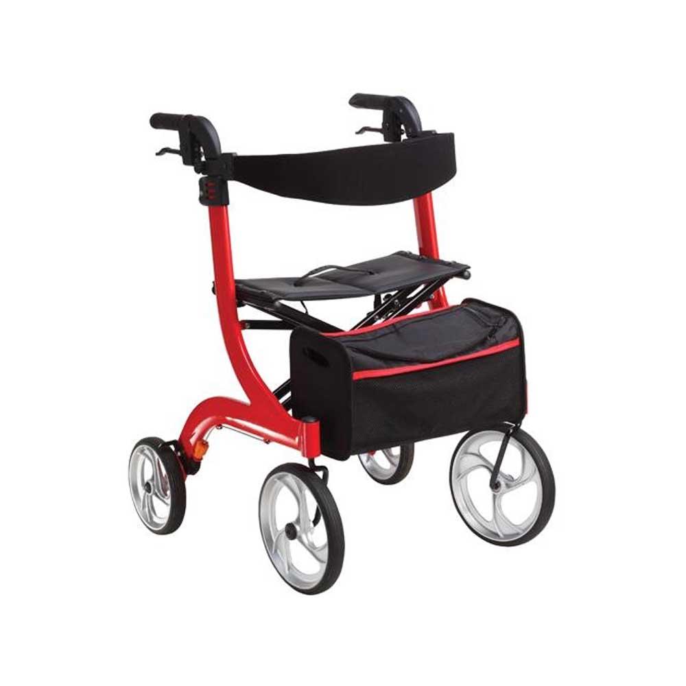classic rollator in red